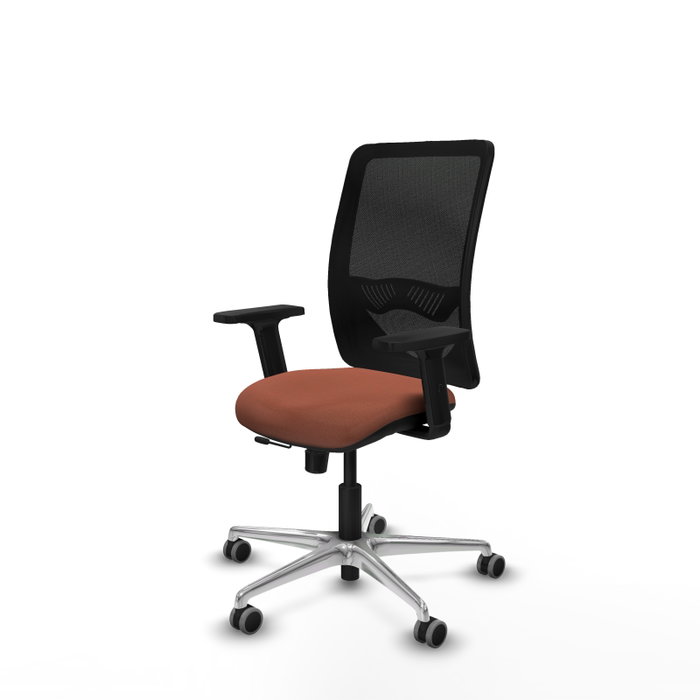 PIQUERAS Y CRESPO Silla de oficina Zulema Marrón y Negro