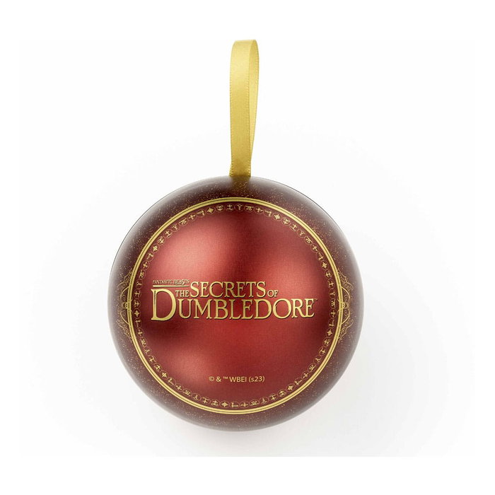 THE CARAT SHOP Colgante Niffler y Bola de Navidad Animales Fantásticos con Collar de 40cm