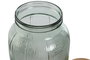 DKD Home Decor Dispensador de Bebidas de Cristal y Bambú 5,5L