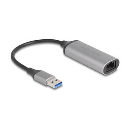 DeLOCK 81571 Adaptador USB-A a LAN Gigabit Ethernet 5Gbps, Antracita