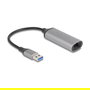 DeLOCK 81571 Adaptador USB-A a LAN Gigabit Ethernet 5Gbps, Antracita