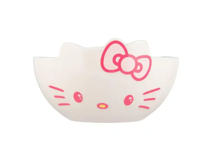 Wondee Cuenco Multifunción Hello Kitty con Soporte para Móvil para Snacks