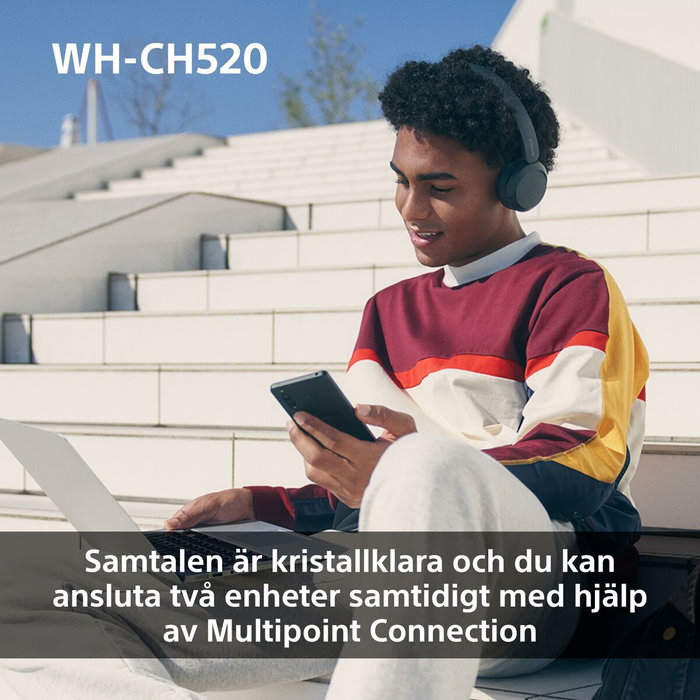 Sony WH-CH520 Auriculares Inalámbricos Rosa