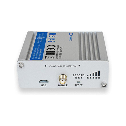 Teltonika TRB145 Gateway Industrial LTE con RS-485, Entradas/Salidas, Rango Voltaje 9-30V, Temp. Operativa -40 a 75°C