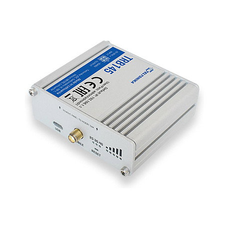 Teltonika TRB145 Gateway Industrial LTE con RS-485, Entradas/Salidas, Rango Voltaje 9-30V, Temp. Operativa -40 a 75°C