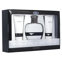 Ford Mustang White Set de Regalo con Eau de Toilette, After-Shave y Gel de Ducha