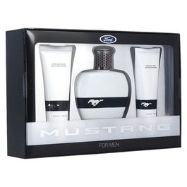 Set Ford: Mustang White, Eau De Toilette, For Men, 100 ml + Mustang White, After-Shave Balm, 100 ml + Mustang White, Body Wash, For Hair & Body, 100 ml