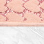 Mijölnir Leila Heart - Juego de Alfombrillas de Baño, Color Rosa Claro, 50x60cm y 60x100cm
