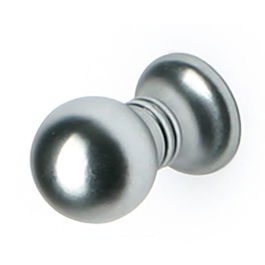 HERRAJES ALK Pomo Napoles Cromo Mate Zamak para Muebles 12-21mm
