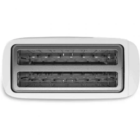Grunkel TS-DOBLEMAXI Tostador Doble Ranura Extra Ancha para Panes Gruesos, 1400W, Blanco, 7 Niveles, Descongelar