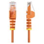 StarTech Cable Ethernet Cat6 Delgado Naranja 3m RJ45 Snagless