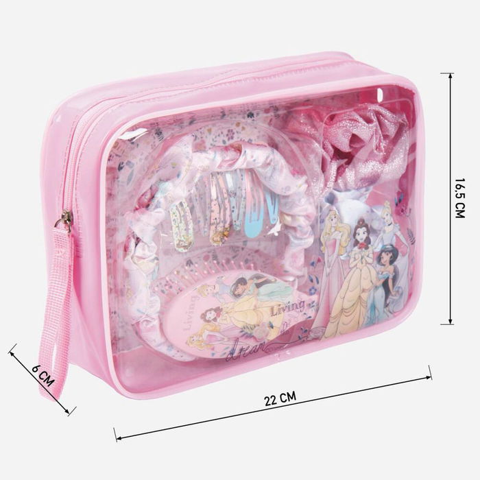 Cerdá Neceser Accesorios Pelo Princesas Disney Tamaño 22,5x16,5x6cm