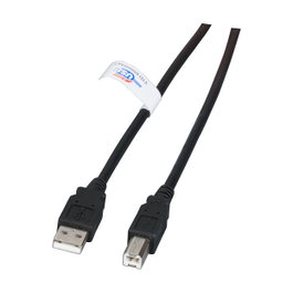 EFB Elektronik Cable USB 2.0 A-B de 3 m Negro K5203.3