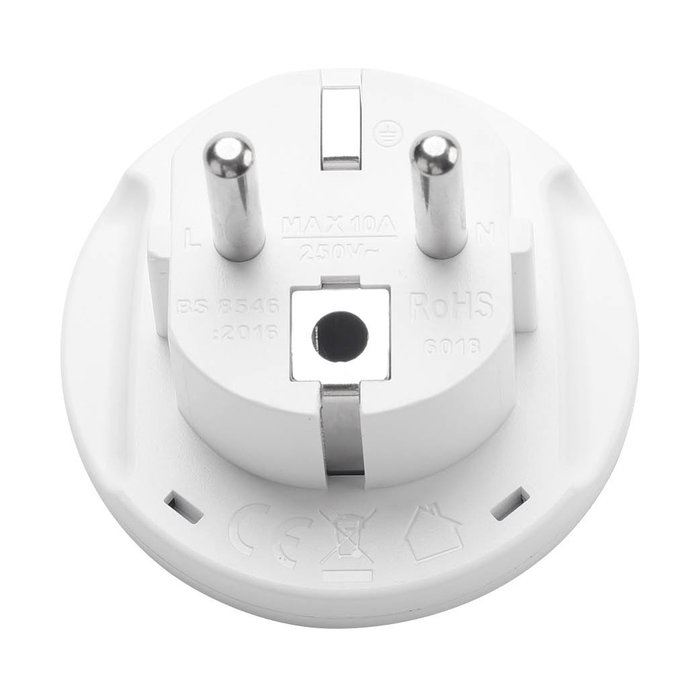 GSC Evolution Adaptador europeo 4.8mm a universal Blanco GSC Evolution Adaptador europeo 4.8mm a universal Blanco