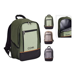 Cool Mochila Nevera Isotérmica 10 Litros, Poliéster 600D con Espuma PE, Interior PEVA, Asas Acolchadas, 23x15x36 cm, Colores Surtidos