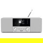 TechniSat DigitRadio 4 C - Radio digital DAB+/FM, Bluetooth 5.0, 20W, pantalla LCD, color plata