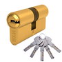 Ifam Cilindro de seguridad STR3030 715500 Latón 30x30mm Europerfil con 5 llaves