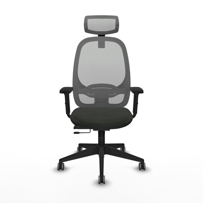 PIQUERAS Y CRESPO Silla de oficina Cilanco con mecanismo Sincro/Traslack, Negro/Gris PIQUERAS Y CRESPO Silla de oficina Cilanco con mecanismo Sincro/Traslack, Negro/Gris