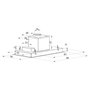 Cecotec Campana Convencional Integrable Bolero Flux TIR 908000 Inox A++ 90cm 800m³/h LED