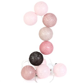 Home Deco Light Guirnalda Luz 10 Led Rosa Decoración Hogar