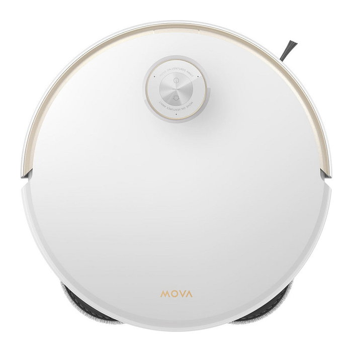 Dreame Mova V50 Ultra Complete Kombi Robot Aspirador y Fregador, Con Estación Base Autolimpieza y Carga, Capacidad Polvo 3.2 L, Blanco