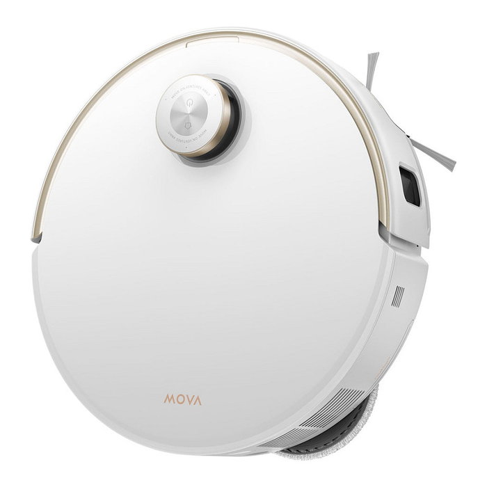 Dreame Mova V50 Ultra Complete Kombi Robot Aspirador y Fregador, Con Estación Base Autolimpieza y Carga, Capacidad Polvo 3.2 L, Blanco