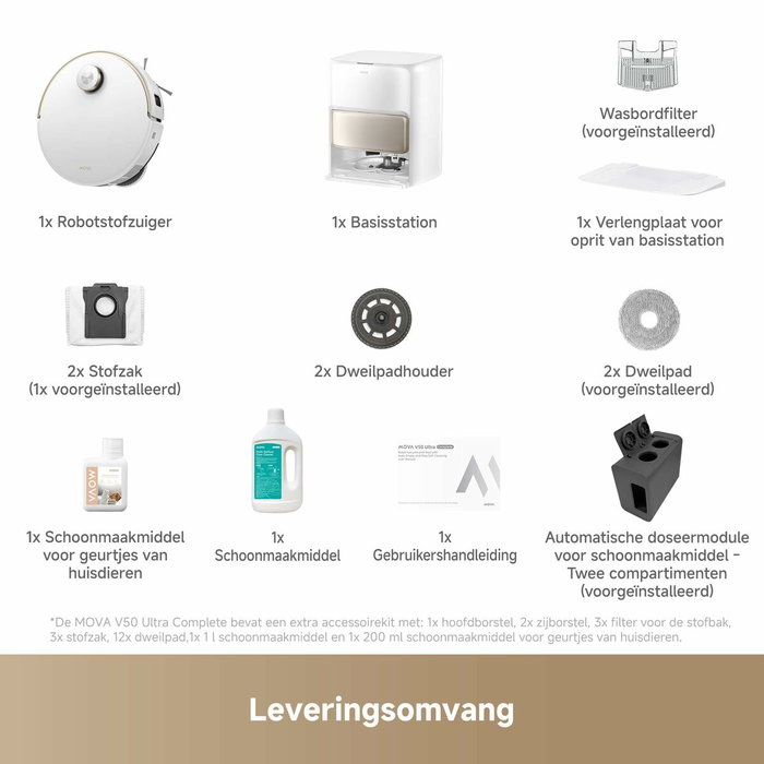 Dreame Mova V50 Ultra Complete Blanco Dreame Mova V50 Ultra Complete Blanco