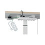 LEITZ Escritorio Elevable Ergo Gris Oscuro