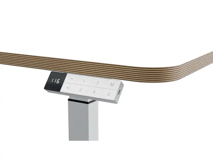 LEITZ Escritorio Ergo Elevable Eléctrico Gris Oscuro