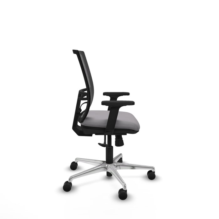 PIQUERAS Y CRESPO Silla de oficina Yunquera Gris y Negro