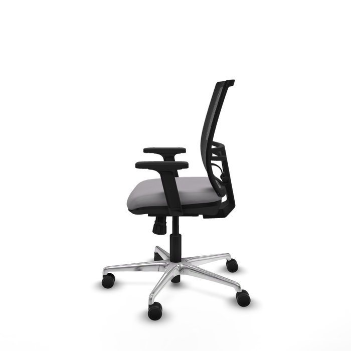 PIQUERAS Y CRESPO Silla de oficina Yunquera Gris y Negro