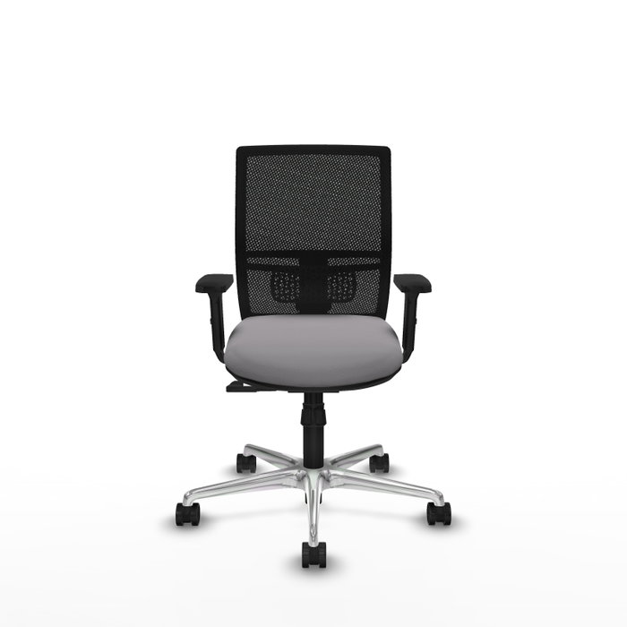 PIQUERAS Y CRESPO Silla de oficina Yunquera Gris y Negro