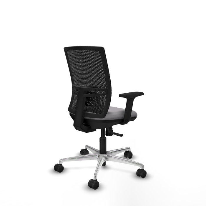 PIQUERAS Y CRESPO Silla de oficina Yunquera Gris y Negro