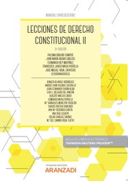 ARANZADI Lecciones de Derecho Constitucional II 2022, AA.VV. - ARANZADI