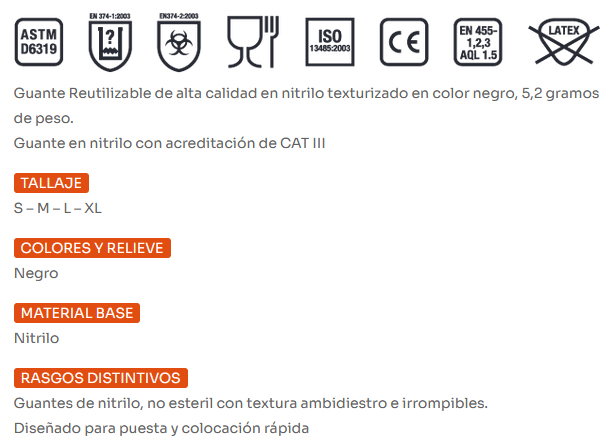 SIFER Guantes de Nitrilo Azul Alimentario T. M (100 U) SIFER Guantes de Nitrilo Azul Alimentario T. M (100 U)
