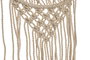 DKD Home Decor Espejo Boho Blanco 2 x 90 x 31 cm Macrame Cristal (2 Unidades)