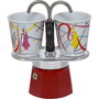 Bialetti Mini Express - Set de cafetera azul con 2 tazas Arte Collection Kandinsky