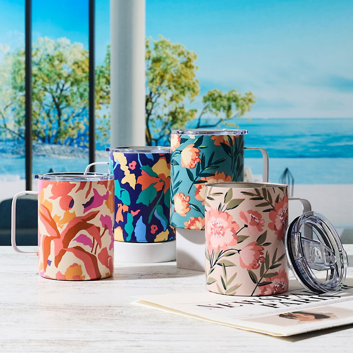 Cook Concept Mug Metal Con T Floral 420 Ml