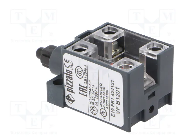 PIZZATO ELETTRICA Interruptor de fin de carrera con husillo de plástico NO x2 10A
