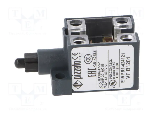 PIZZATO ELETTRICA Interruptor de fin de carrera con husillo de plástico NO x2 10A