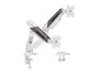 Equip Soporte de escritorio para dos monitores gaming 17-35 pulgadas Gris
