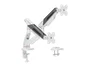 Equip Soporte de escritorio para dos monitores gaming 17-35 Gris