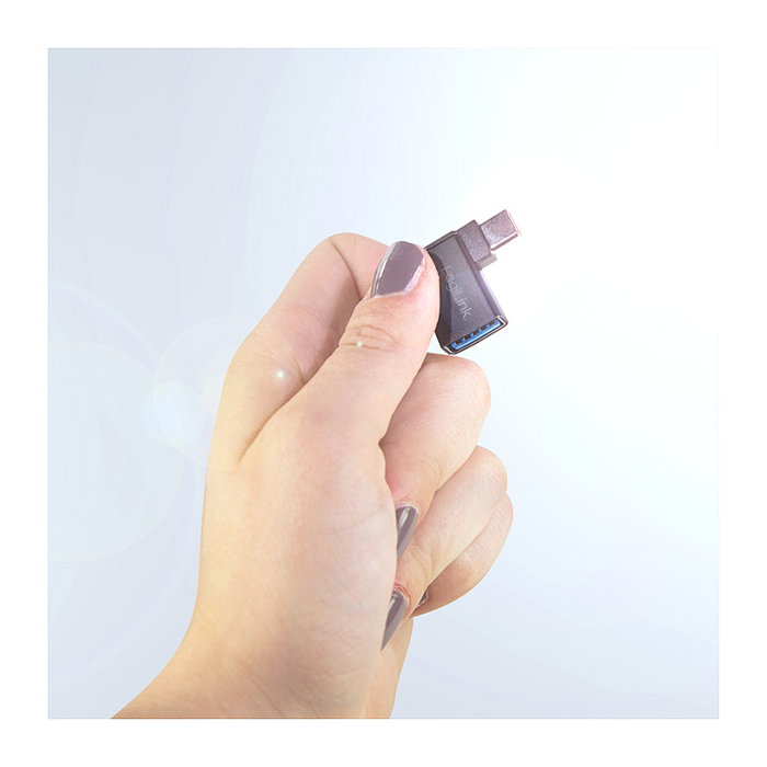LogiLink Adaptador USB 3.2 Gen1 Tipo-C a USB-A/F AU0055 Negro