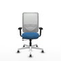 PIQUERAS Y CRESPO Silla de oficina Zulema Azul claro y Blanco