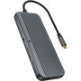ICY BOX IB-DK4060-CPD USB-C Docking Station 12-en-1 con Power Delivery 100W