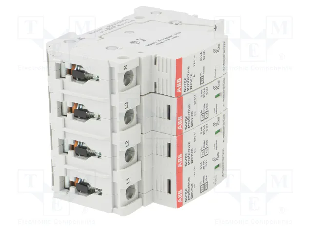 ABB Limitador de sobretensiones Tipo 2+3 3+N 275V AC ABB Limitador de sobretensiones Tipo 2+3 3+N 275V AC
