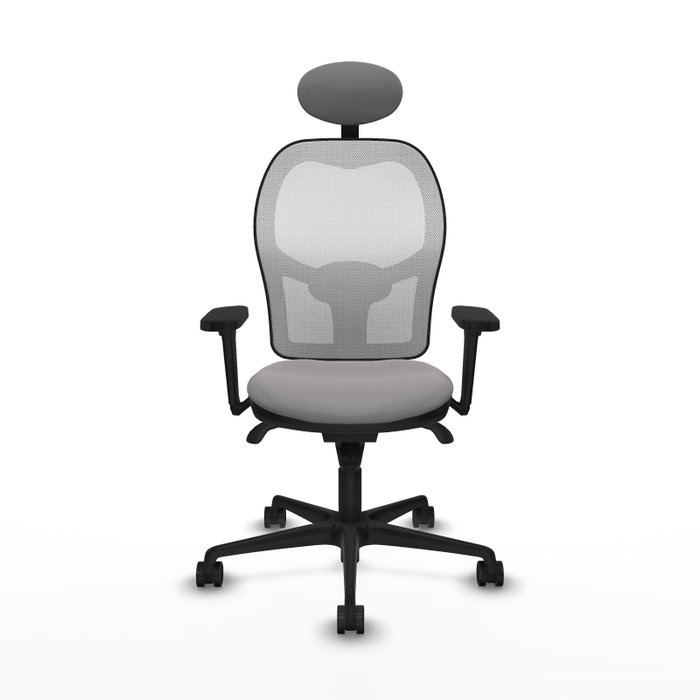 PIQUERAS Y CRESPO Silla de oficina Jorquera Gris y Blanco