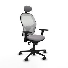 PIQUERAS Y CRESPO Silla de oficina Jorquera Gris y Blanco