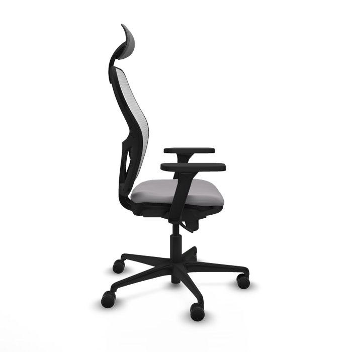 PIQUERAS Y CRESPO Silla de oficina Jorquera Gris y Blanco