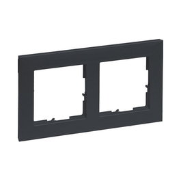 Legrand Marco SEANO de 2 módulos color Antracita lacado